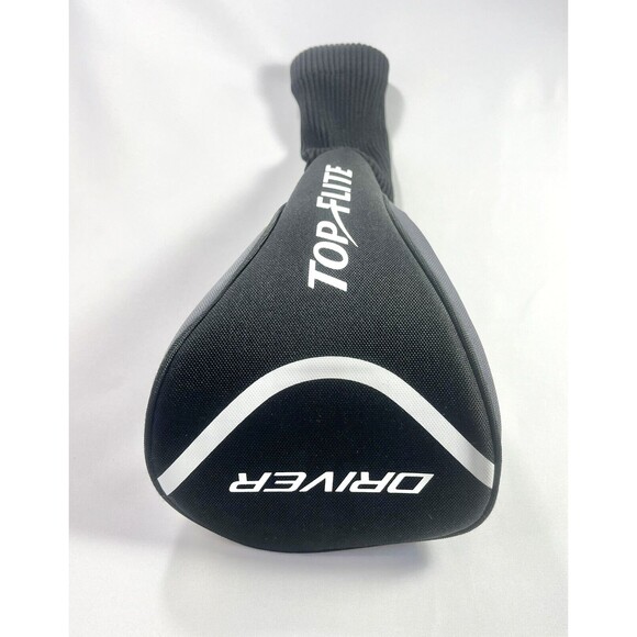Top Flite Driver Head Cover  Black White & Gray Golf Club Cover - Picture 7 of 7